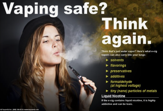 Vaping Unsafe Infographic